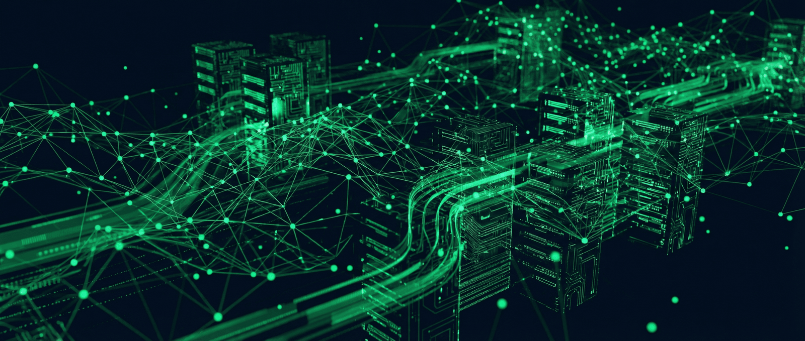 OpenClaw AI assistant infrastructure visualization showing interconnected server nodes and memory layers